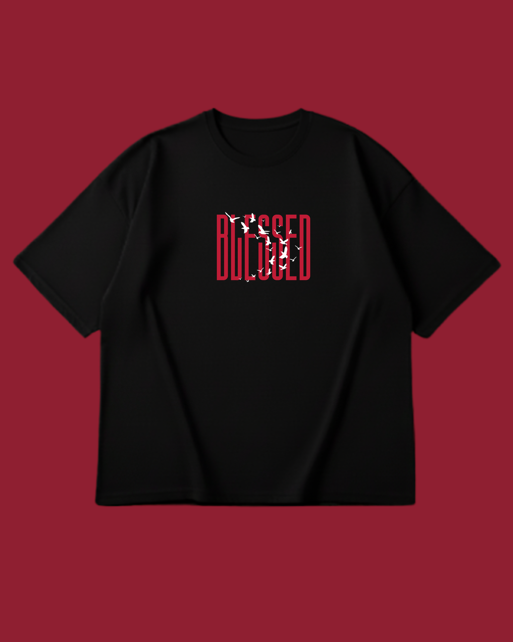 Draelit “Blessed” Oversized T-Shirt – Premium Black Streetwear Tee